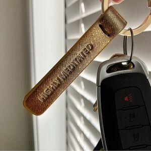 LIKE NEW Lululemon Highly Meditated Keychain